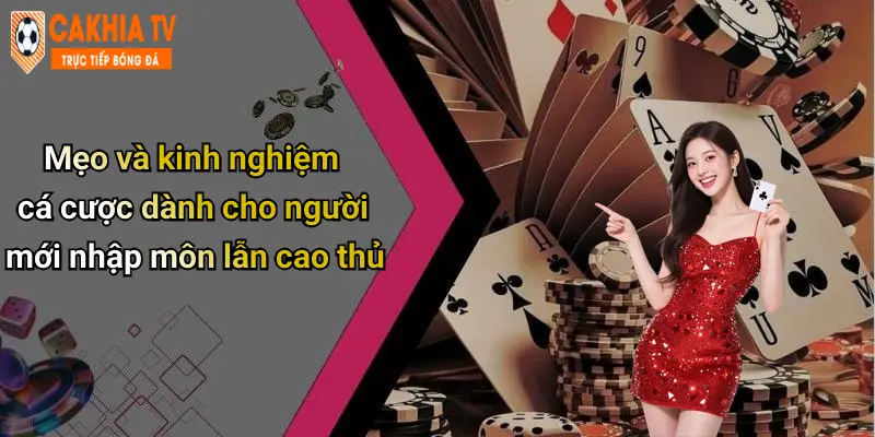 Mẹo và kinh nghiệm cá cược dành cho người mới nhập môn lẫn cao thủ
