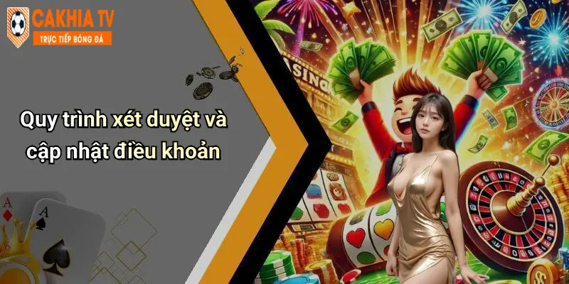 Quy trình xét duyệt và cập nhật điều khoản