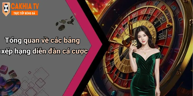 Tổng quan về các bảng xếp hạng diễn đàn cá cược