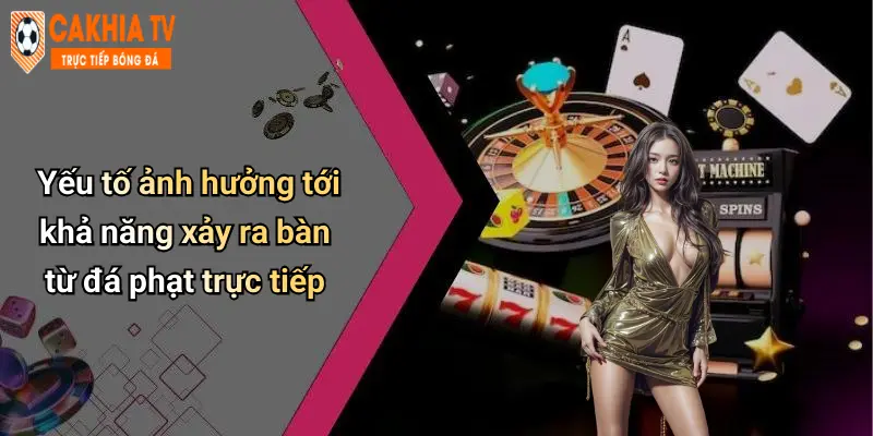 Yếu tố ảnh hưởng tới khả năng xảy ra bàn từ đá phạt trực tiếp