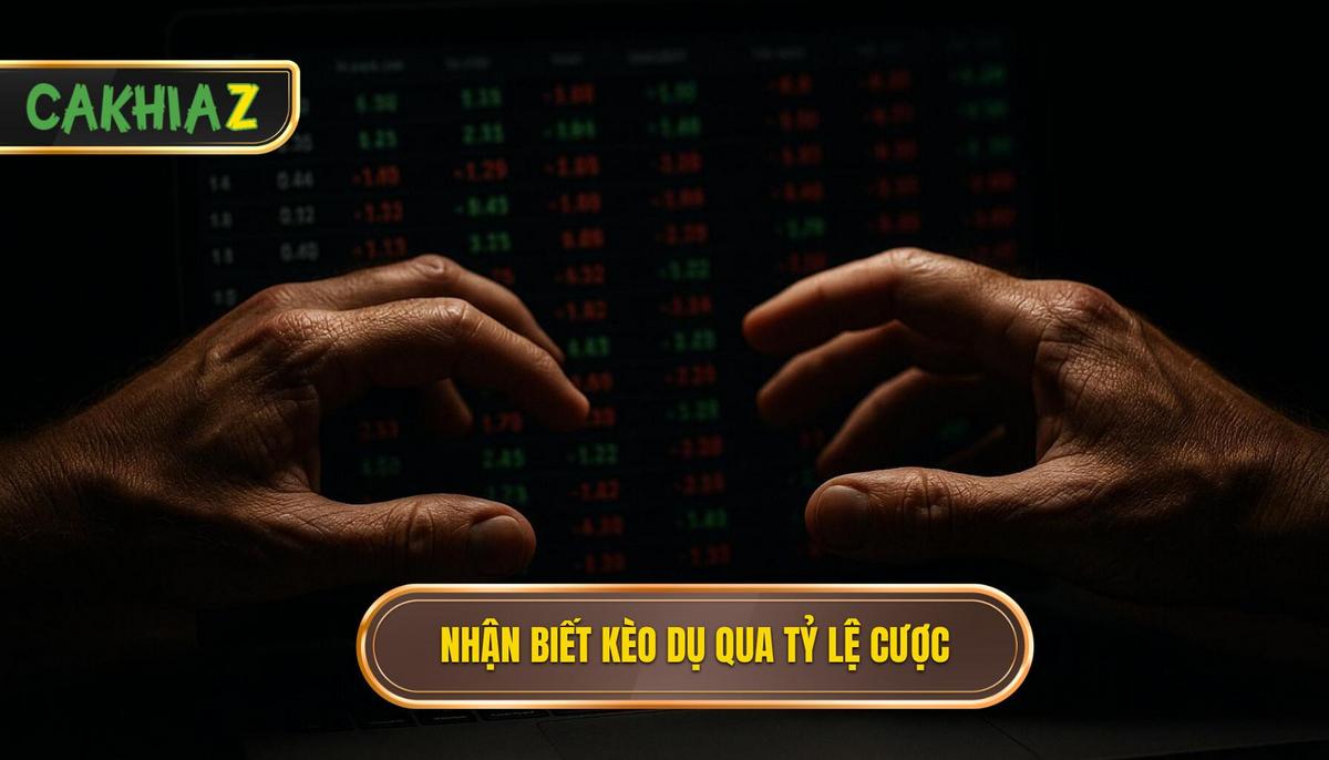 Dấu hiệu nhận biết kèo dụ qua biến động tỷ lệ cược