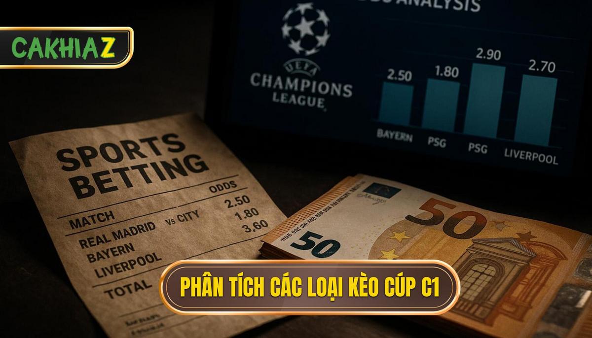Phân tích các loại kèo phổ biến tại đấu trường Cúp C1