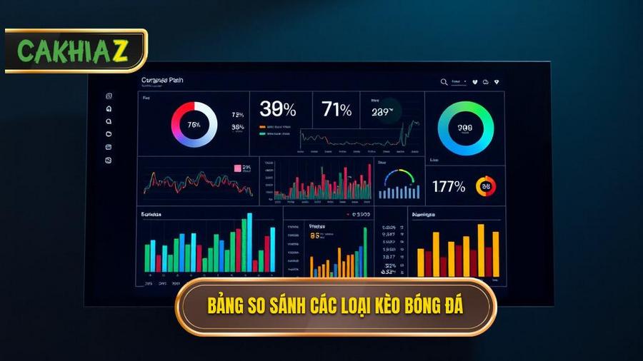 Bảng so sánh các loại kèo phổ biến trong ngày