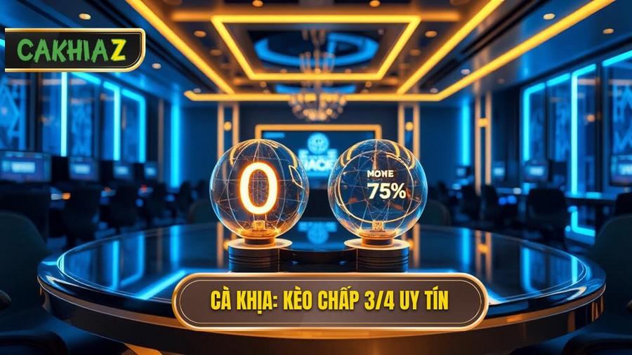 Kèo chấp 3/4 (0.75)
