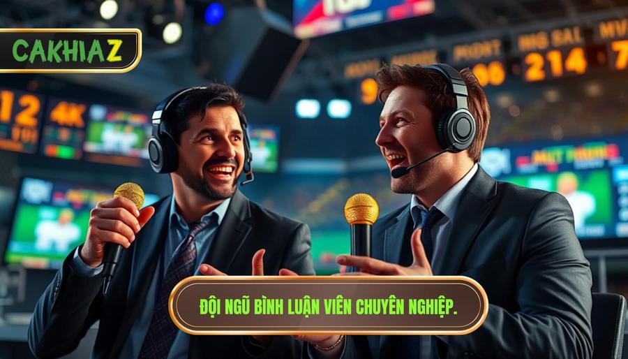 3. Đội ngũ bình luận viên chuyên nghiệp.