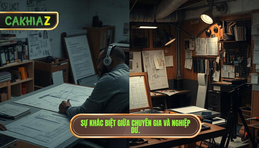 3. Sự khác biệt giữa chuyên gia và nghiệp dư.